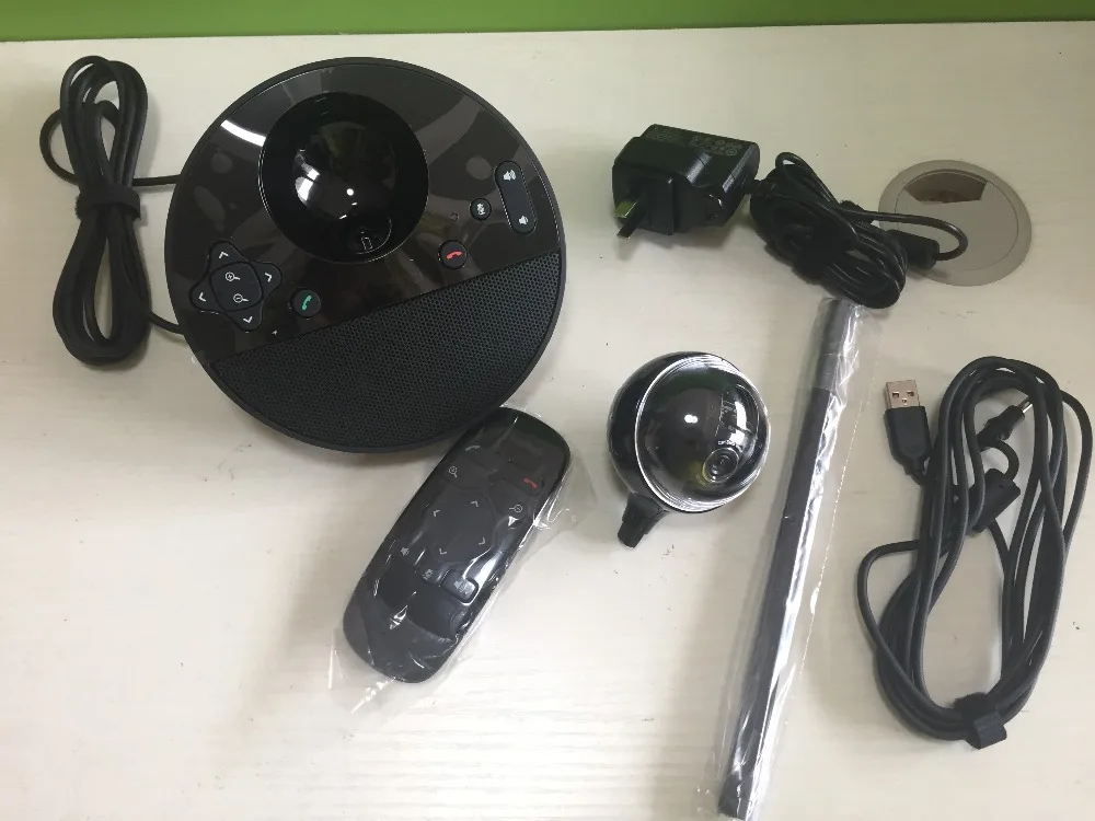 Веб-камера для видеоконференции logitech Conference Cam BCC950, камера HD 1080p со встроенным микрофоном спикерфона, посылка