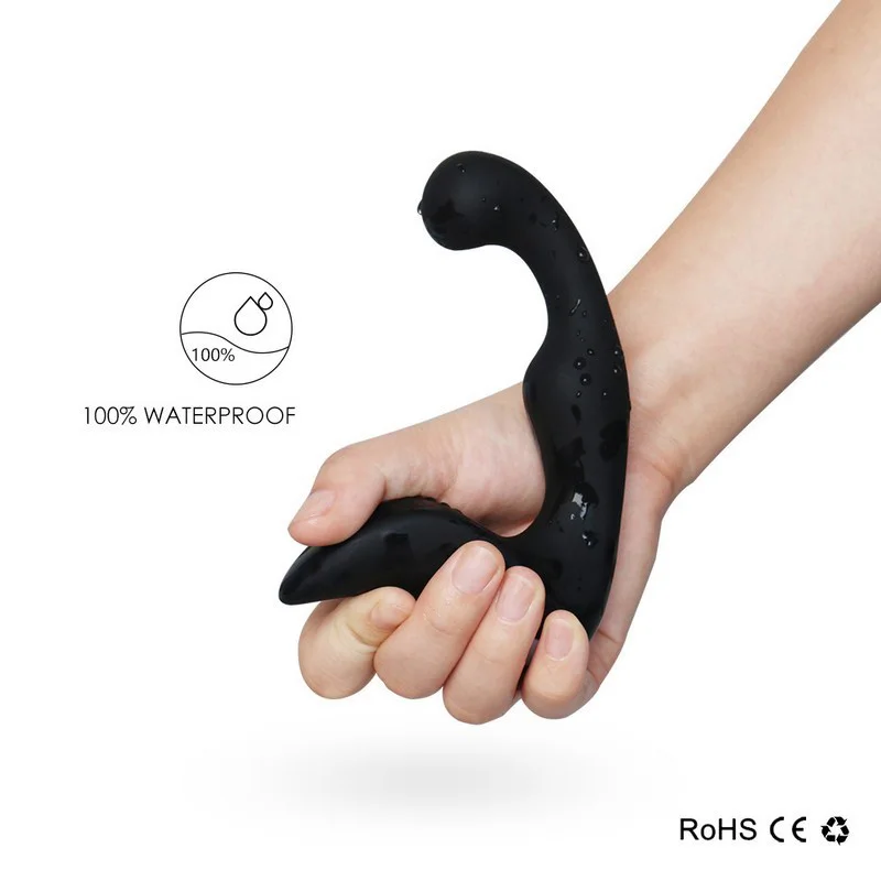 Силиконовый Мужской мастурбатор массажер простаты Анальная пробка вибратор