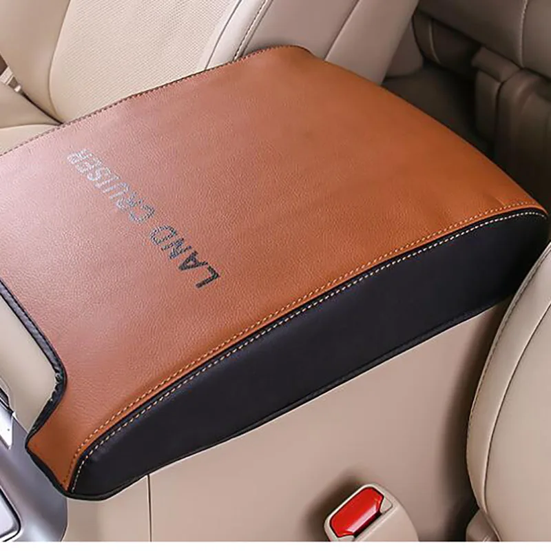 Для Toyota Land Cruiser 200 LC200 2008 2009 2010 2011 2012 2013 Кожаный Автомобильный подлокотник чехол Крышка