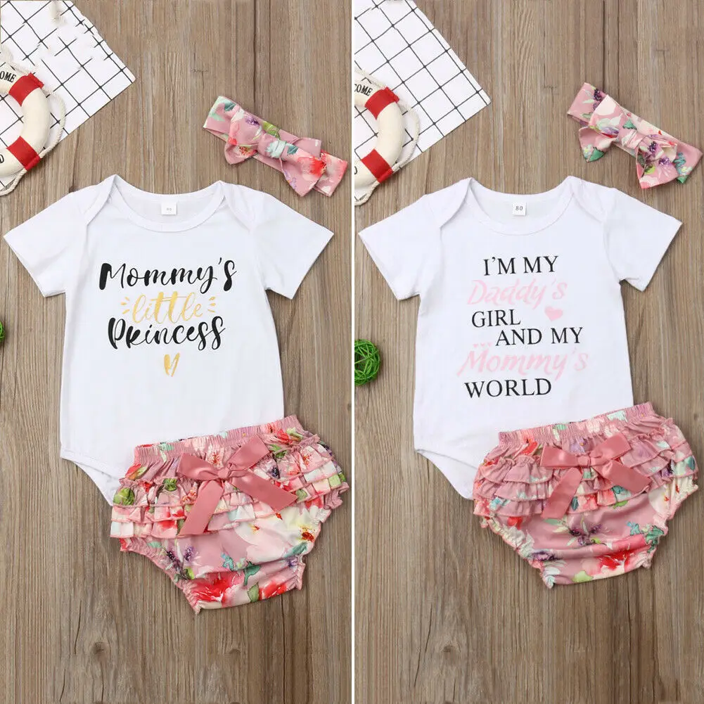 Хлопковая одежда с короткими рукавами для маленьких девочек надисью Mamas Mini