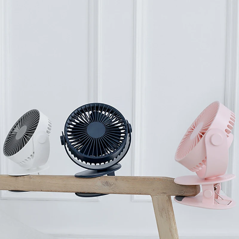 Мини бесшумный режим вентилятор перезаряжаемая Бесшумная 4 лезвия Детские