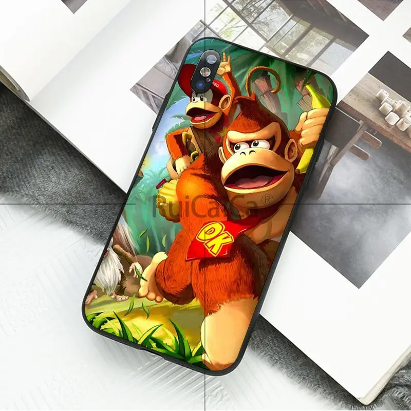 Ruicaica Ослик Конг кантри ТПУ Мягкий силиконовый чехол для телефона Apple iPhone 8 7 6 6 S Plus X XS MAX 5 5S SE XR мобильные чехлы - Цвет: A3