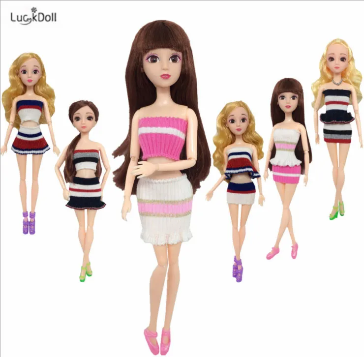Кукла LUCKDOLL высокое качество ручная работа Новая Одежда для кукол вязаный