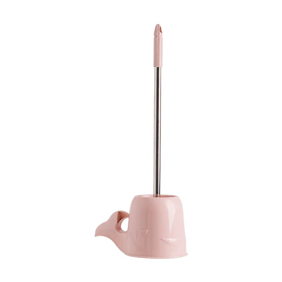 Pink Креативный модный набор кистей для чистки туалета с Китом, щетка для мытья туалета с героями мультфильмов, щетка для унитаза CL190311 - Цвет: Pink