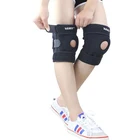 2016 Дышащий наколенники с 4 Пружины ГЕЛЬ Поддержка Фиксатор Сустава Защита Регулируемая Коленной ВелоспортБег Колено Протектор Joelheira наколенники наколенники для спорта