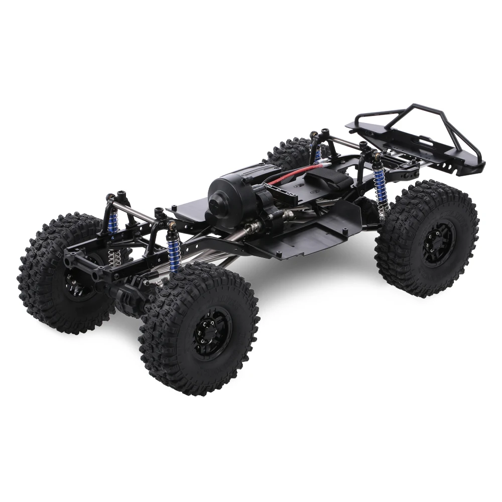 313 мм Колесная база Шасси Рама w/Tries для 1/10 AXIAL SCX10 II 90046 90047 RC Гусеничный альпинистский Автомобиль DIY - Цвет: with Tires