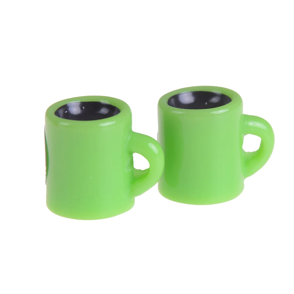 

6Pcs DIY Mini Drink Cup For Dollhouse Coffee Cup Kitchen Room Food Home Tableware Doll House Decors