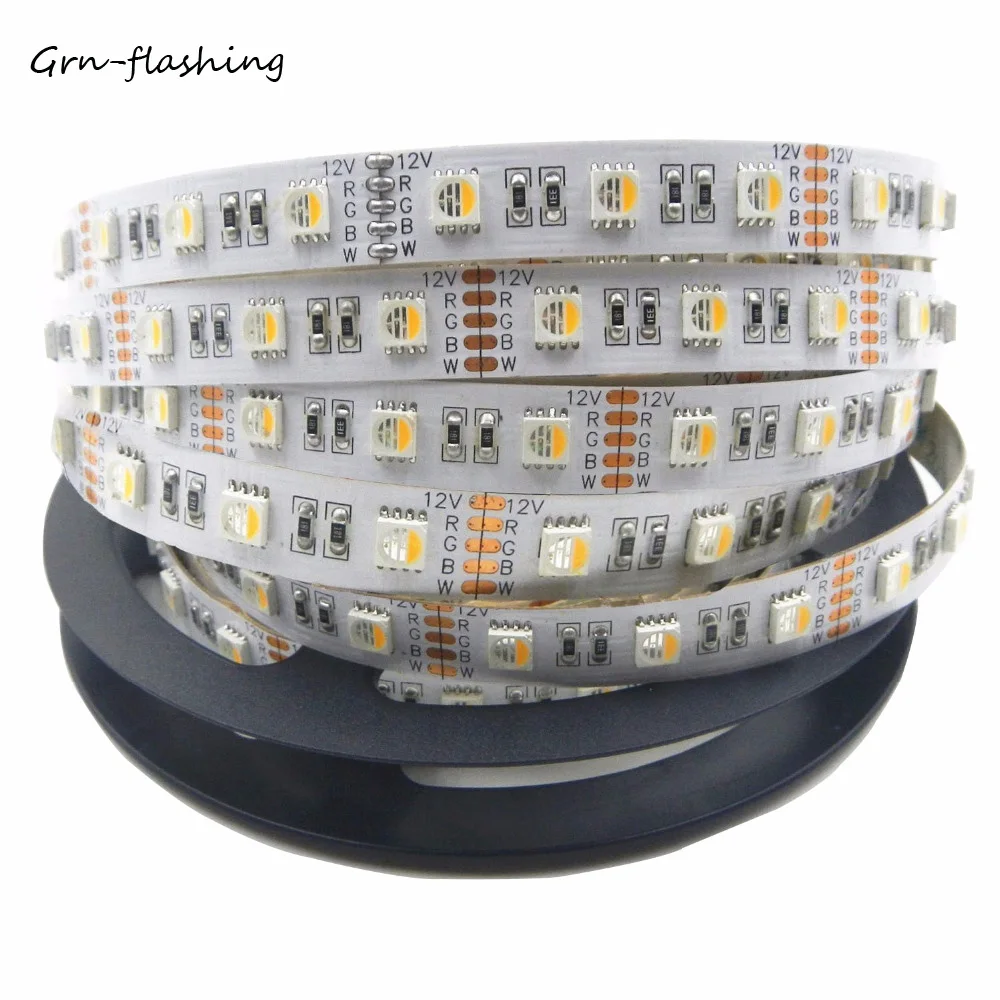 Светодиодный светильник RGBW 4 цвета в 1 постоянный ток 24 12 В 5050 smd 60 светодиодный/м 5