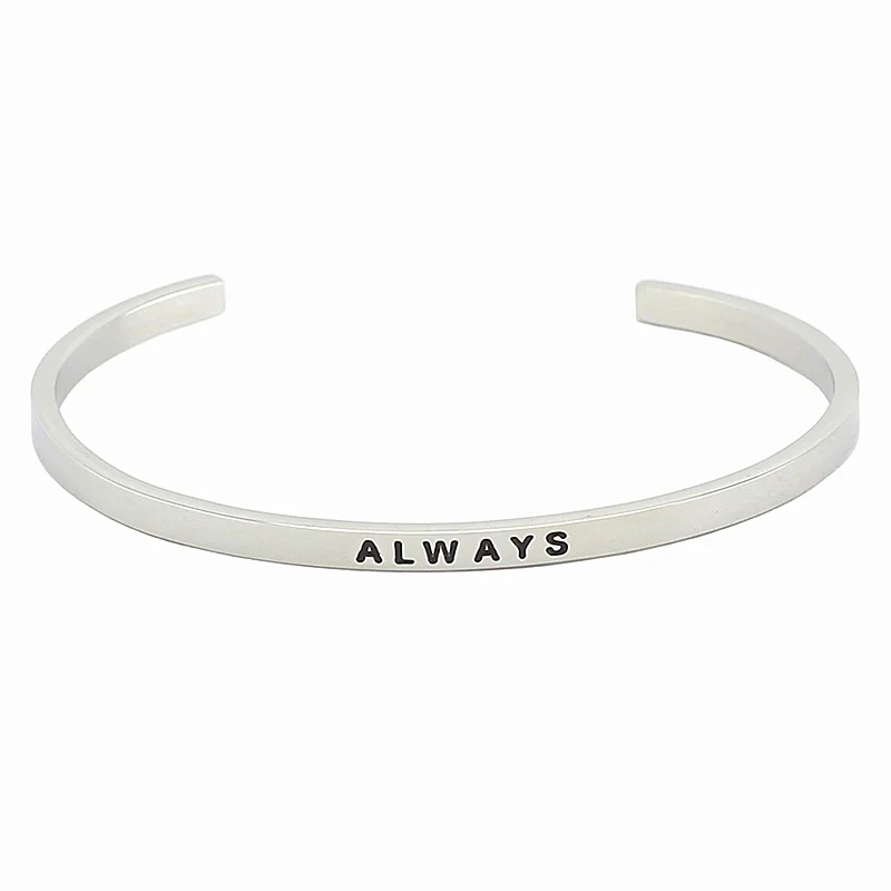 Женский браслет из нержавеющей стали с гравировкой|bracelet bangle for women|bangles womenmantra bracelet