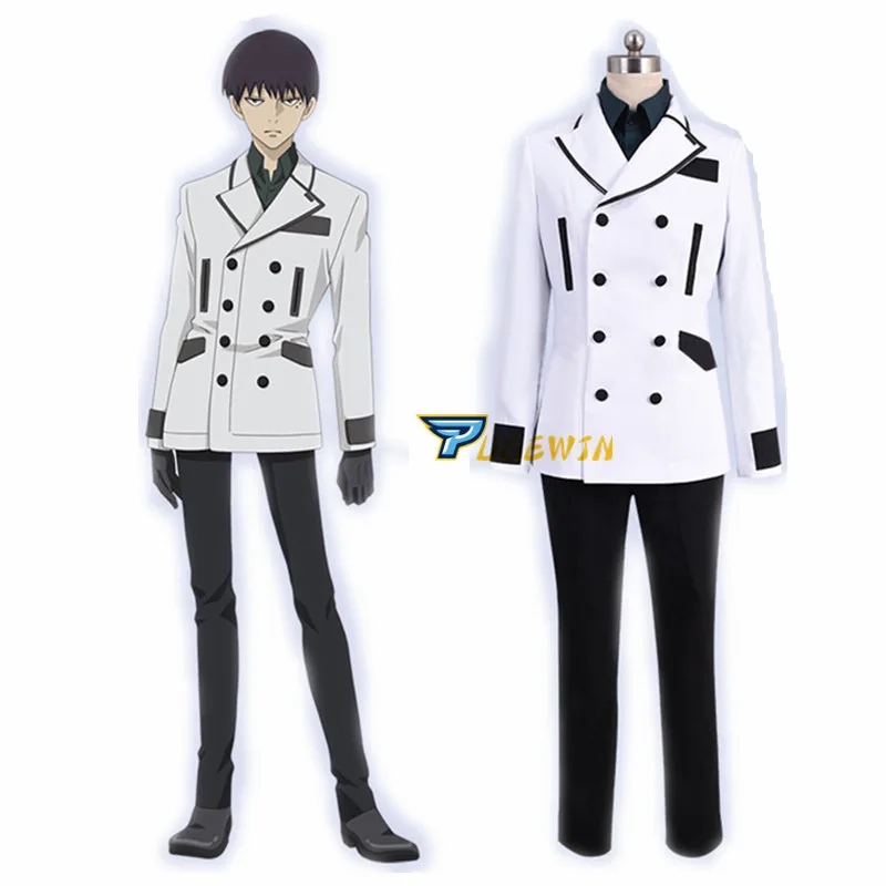 

Anime Tokyo Ghoul RE Cosplay Costume Urie kuki Uniform Adult Outfit Halloween Cosplay Costume with Gloves