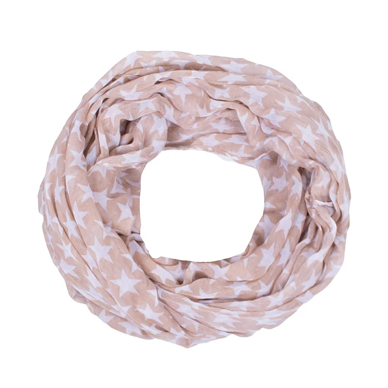 Женский легкий шарф с принтом в виде звезд 180x110 см |