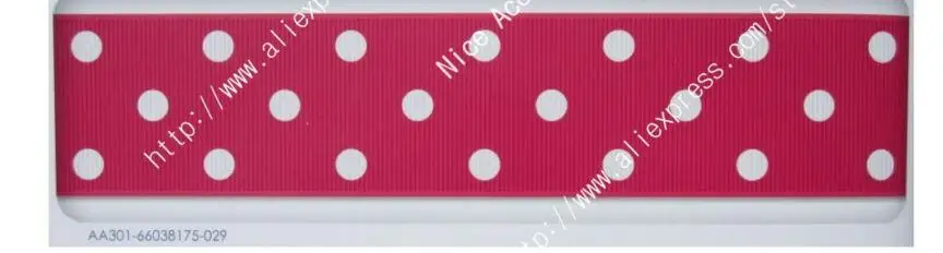 16 1-1/2 ''38 мм полиэстер горошек печатные корсажная лента пятна dotty ленты для волос аксессуары - Цвет: 16