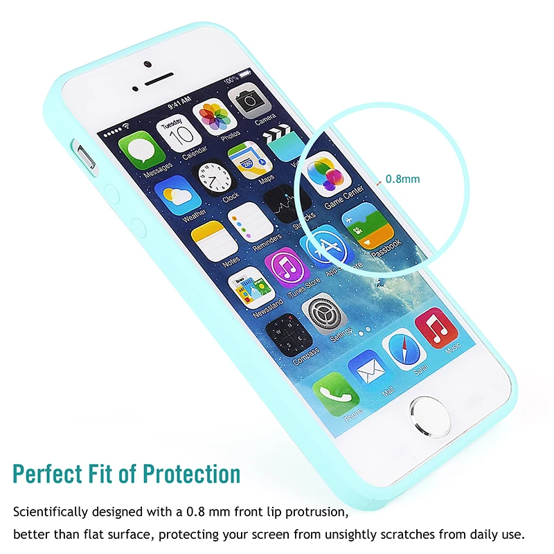 MOUSEMI Soft Phone Cases For iPhone 5s 5 se Tpu Case Cover Apple s Silicone Candy On |