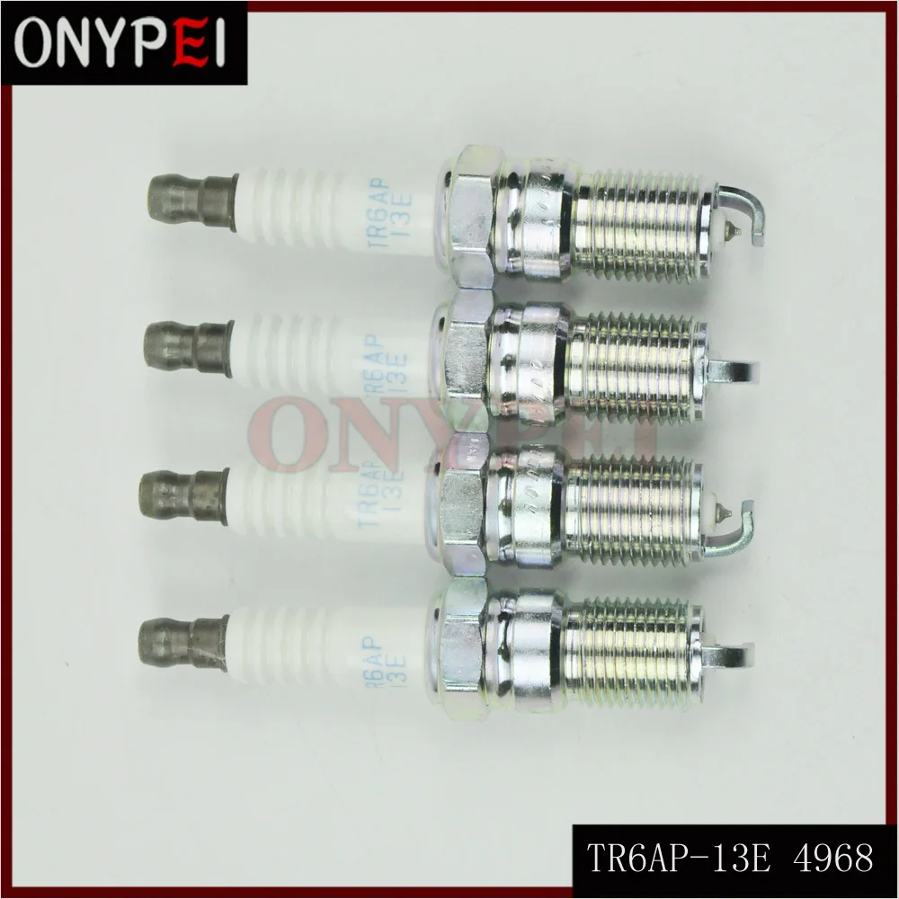 4 шт. C2S46895 TR6AP 13E 4968 Platinum power Свеча зажигания для 2000 2008 Jaguar S type X 3.0L TR6AP13E|Свечи и