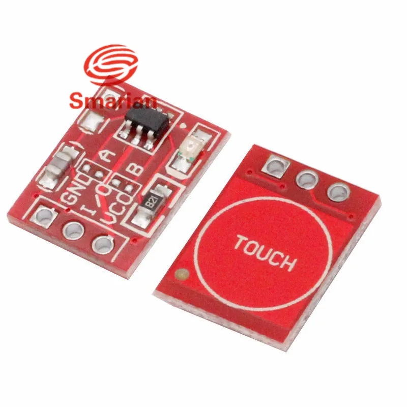 Φ 3 шт TTP223 сенсорный модуль переключателя сенсорная кнопка емкостные переключатели самоблокирующиеся/без блокировки Jog 2,5-5,5 В