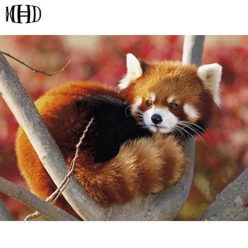 

DIY Diamond Painting Animals Full Square & Round, 3D Diamond Cross Stitch Diamond Mosaic Squirrel 40