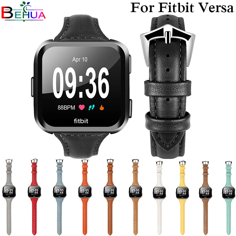 

Новый кожаный ремешок для смарт-часов Fitbit Versa, сменный спортивный браслет-браслет для смарт-часов Fitbit Versa, аксессуары