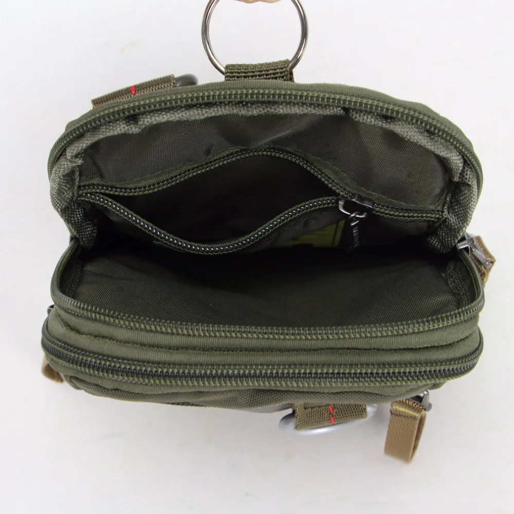 Для мужчин женщин Военная Сумка + поясная сумка черный зеленый Поясная KWA1110 |