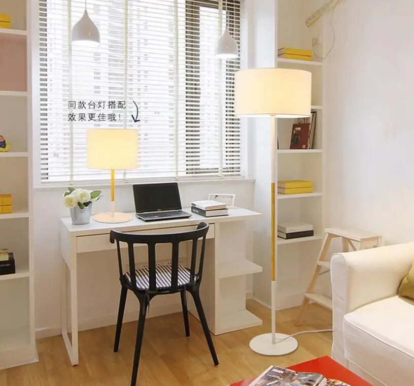 Современный европейский стиль напольная лампа освещение кабинет Напольная Лампа Свет для спальни освещение приспособление домашнее освещение