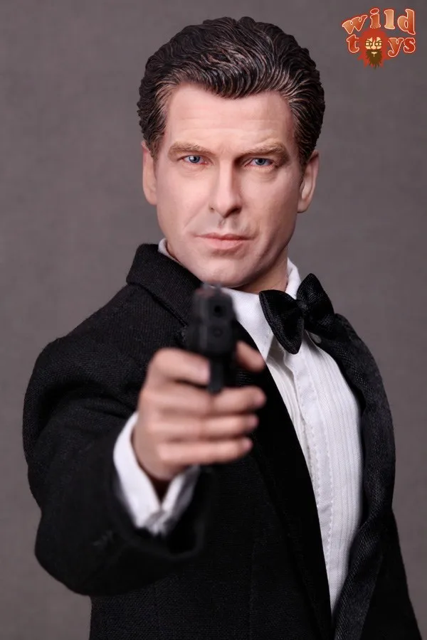 1/6 масштабная Коллекционная фигурка куклы 007 агент Джеймс Бонд Пирс Броснан 1" фигурка куклы пластмассовые игрушечные модели