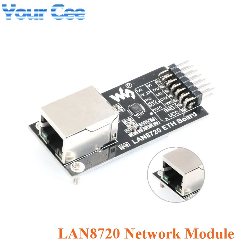 Интеллектуальная электроника LAN8720 модуль сетевой Ethernet трансивер ETH RMII плата