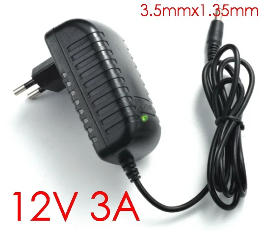 Зарядное устройство для планшета 1 шт. высокое качество 12 В 3 А 36 Вт адаптер