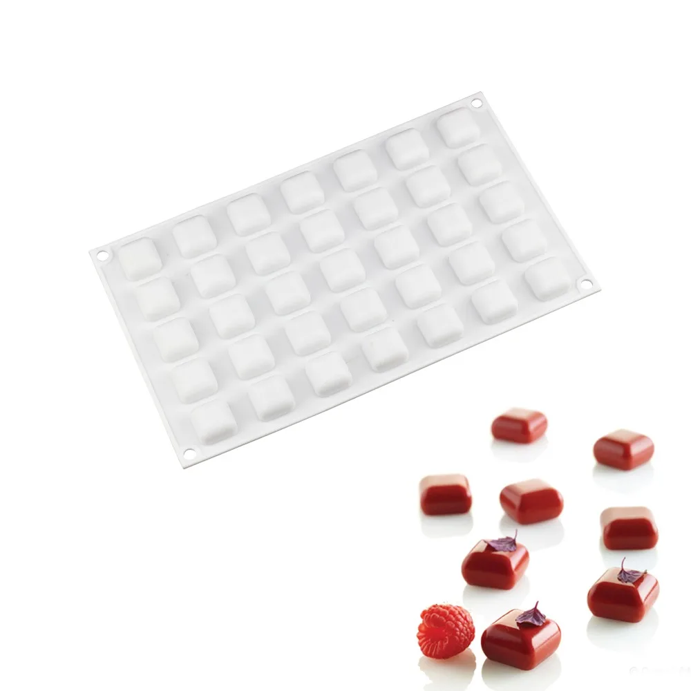 Квадратная силиконовая форма сделай сам 35 ячеек для торта хлеба десерта