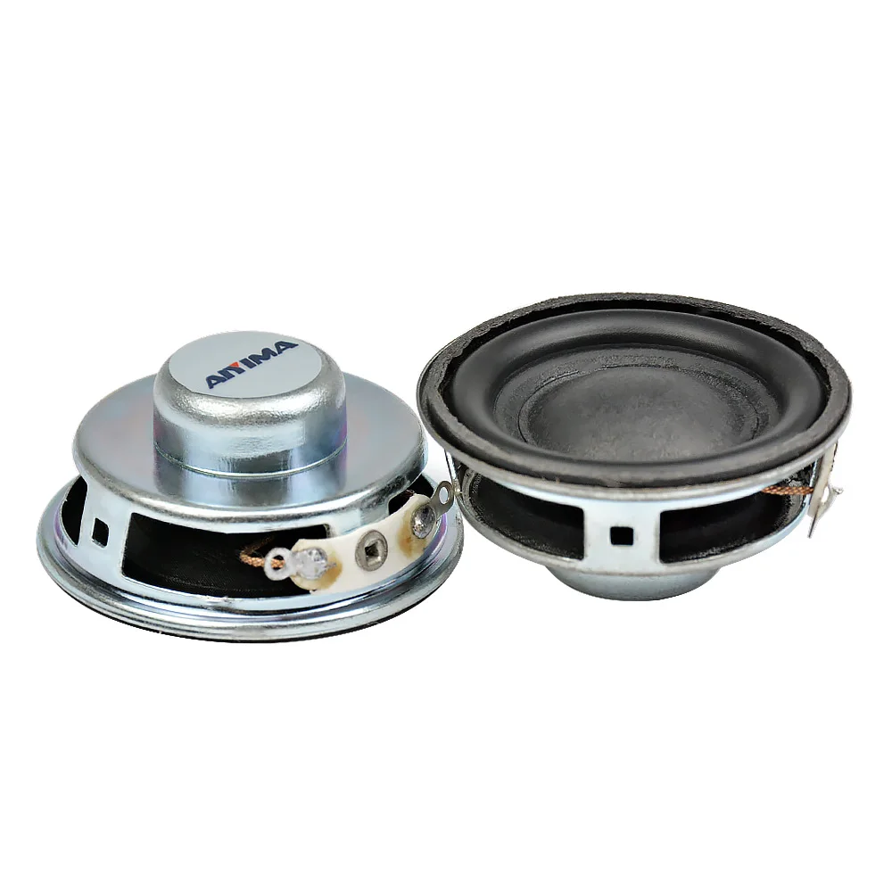 AIYIMA 2 шт. 4 Ом 3 Вт аудио динамик 1 5 дюйма 40 мм Tweeter Pu Edge Altavoz Круглый Мини громкий DIY