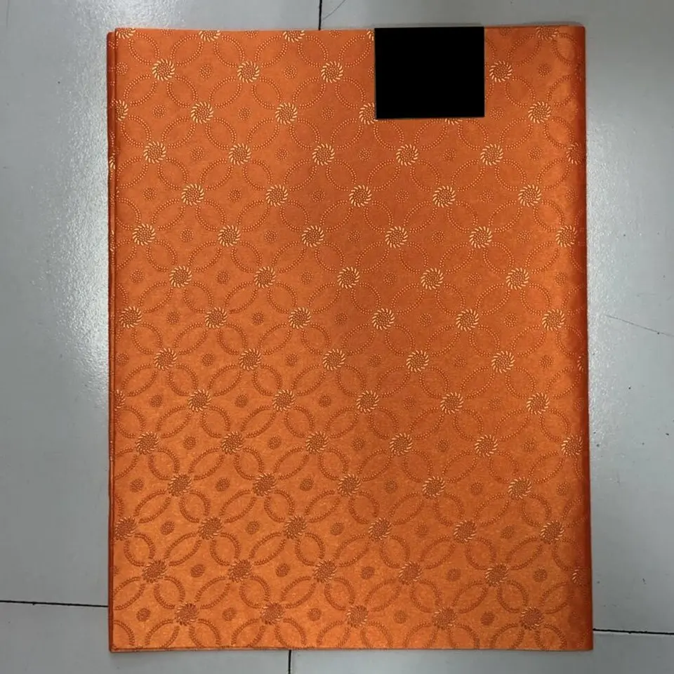 Последние африканские повязки sego головной платок геле оранжевые нигерийские