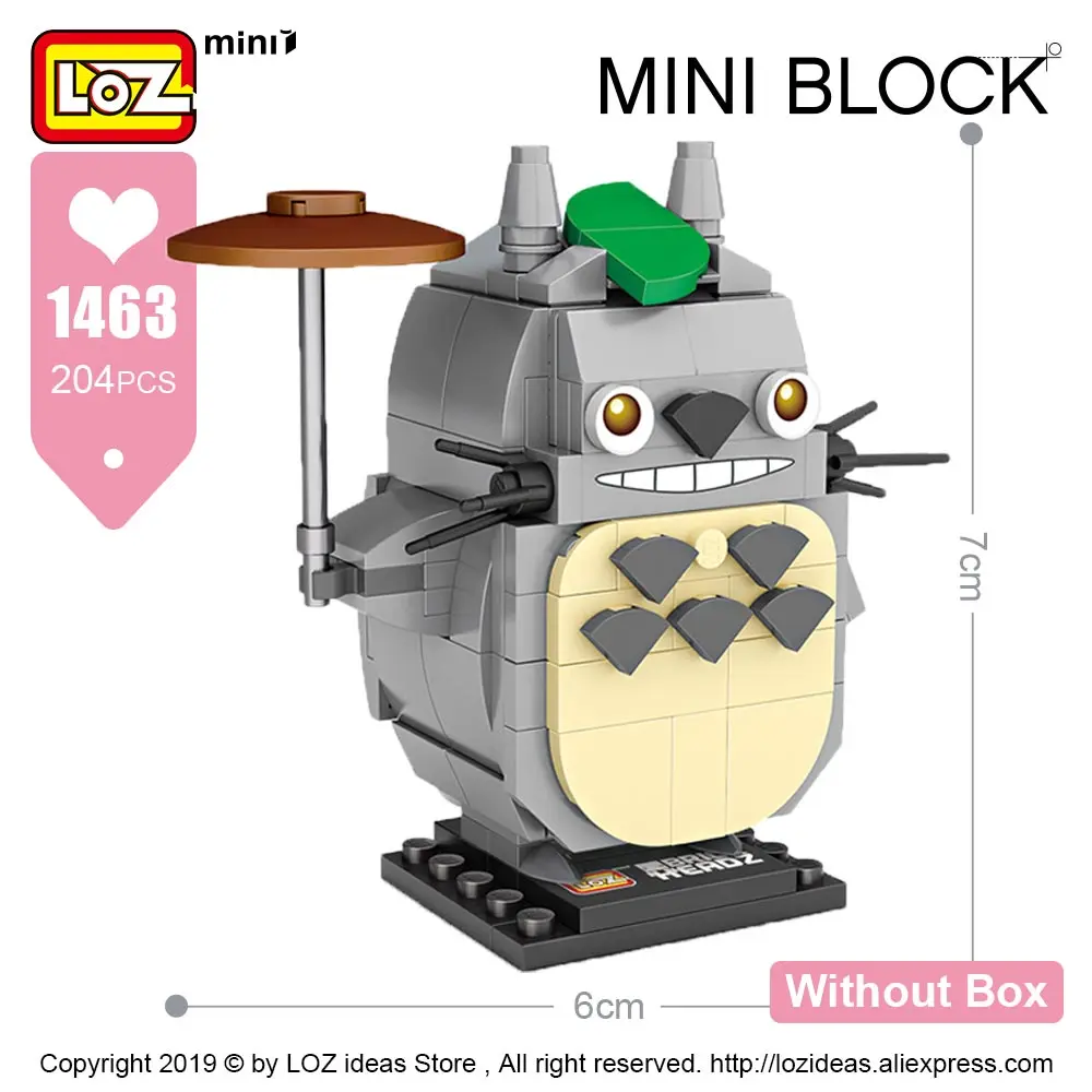 1463 Without Box Лоз мини-блоки головы Япония Аниме Щелкунчик Король Медведь мультфильм милые животные храп солдат строительные блоки игрушки для детей - Цвет: 1463 Without Box