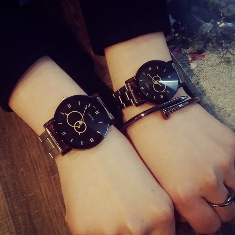 Модные креативные женские и мужские часы 2017 с бриллиантовым циферблатом