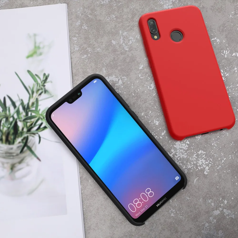 Для huawei P20 Lite чехол Nillkin Luxury Flex Pure Nova 3E задняя крышка для Pro Nilkin Мягкий сенсорный