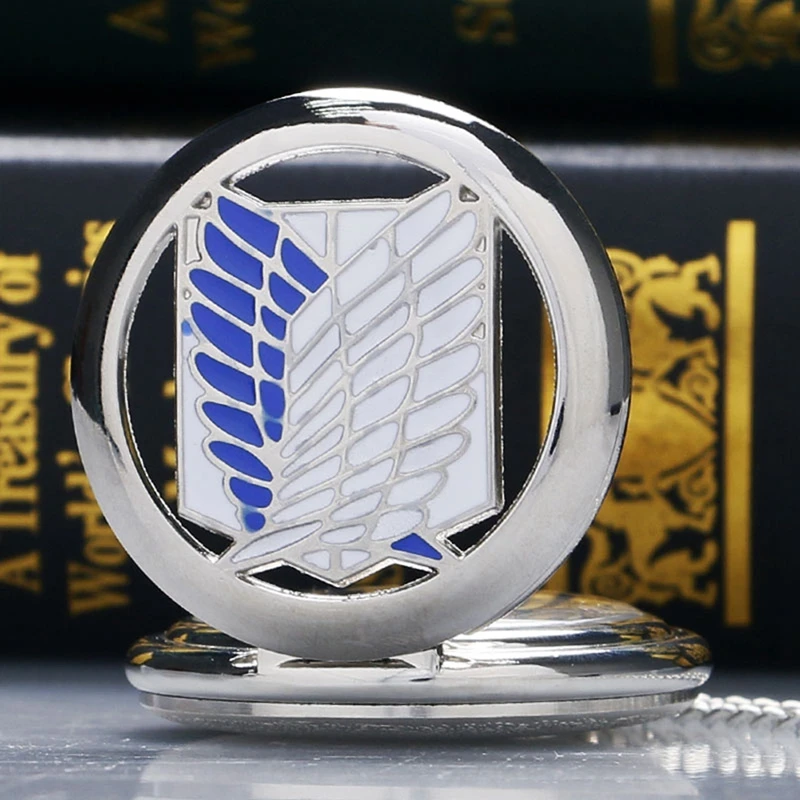 Атака на Титанов Легион скаутов Survey Corps косплэй карманные часы Винтаж Reloj Mujer подарки уникальные часы для мужчин для женщин