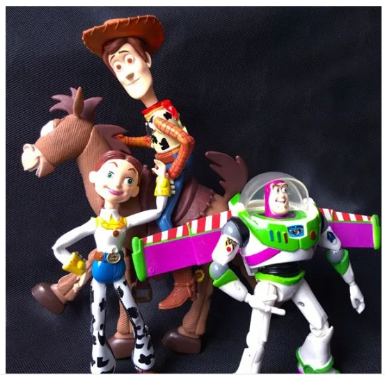 4 шт./компл. аниме игрушка 14 5 18 см Story 3 Базз Лайтер Woody Джесси ПВХ фигурку