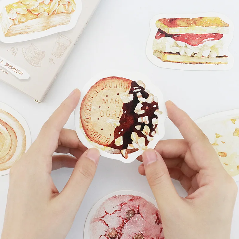 30 шт. открытка с дизайном I love bake для скрапбукинга вечерние приглашения DIY