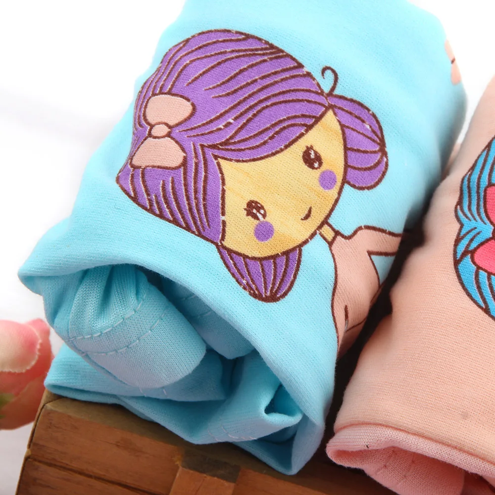 5 шт./лот хлопок детское нижнее белье для девочек детские трусы брифы