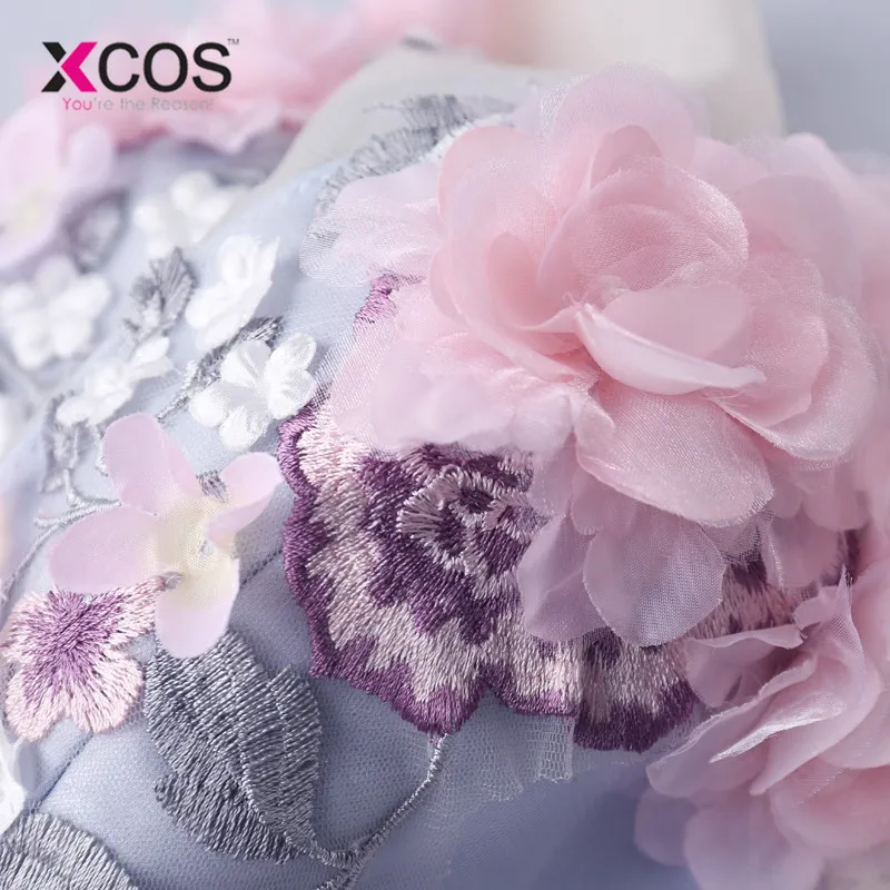 XCOS 2018 Цветочные подвенечные платья бальное платье с цветочным рисунком для