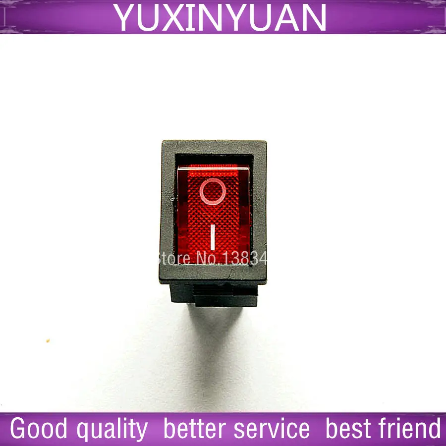 Выключатель типа корабля цвет красный 4 фута 2 файла с выключателем лампы 6 a/250 v 10