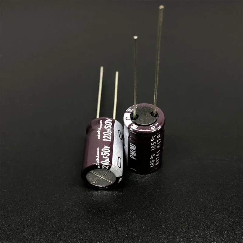 5 шт./50 шт. 120 мкФ 50 в NICHICON PM серия 10x16 мм 50V120uF низкое сопротивление алюминиевый