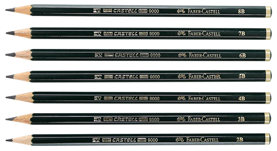 Faber-Castell 9000 Стандартный с карандашным рисунком Животные комплект 16/12 шт Графитовые Карандаши для рисования черный деревянный карандаш с шестигранной головкой bleistiftes