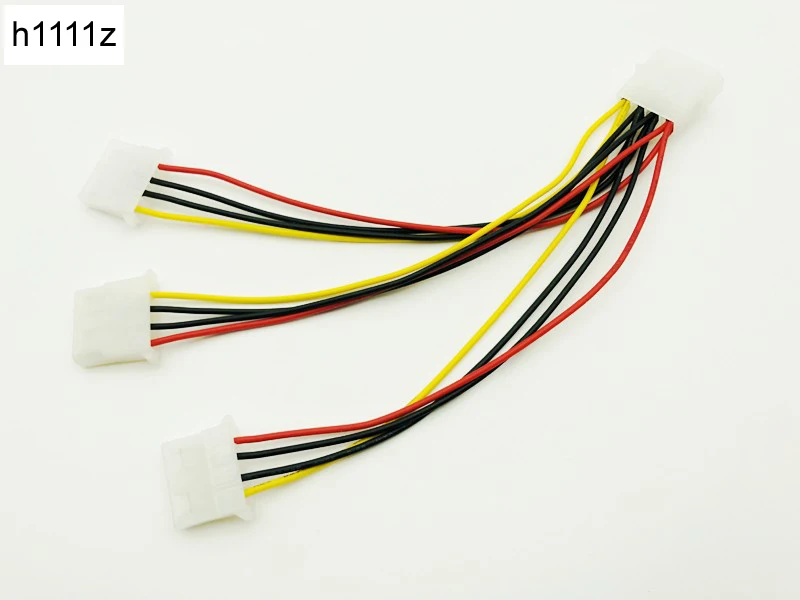 Высококачественные 4 контактные силовые кабели IDE контактный разъем Molex папа 3