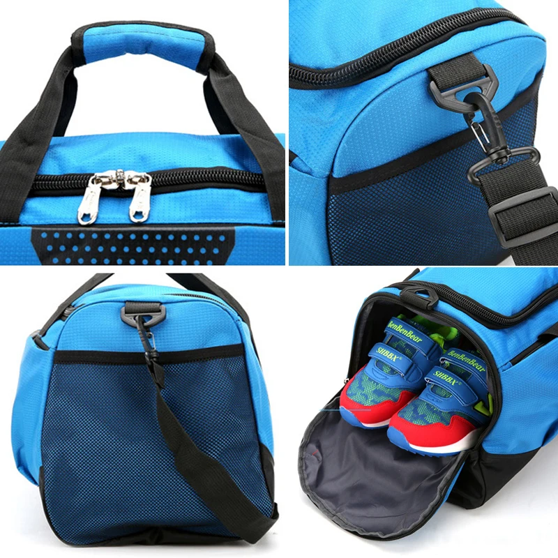Scione Professional Waterproof Sports Gym Bag With Shoes Pocket Fitness Training Portable Shoulder sac de sport | Спорт и