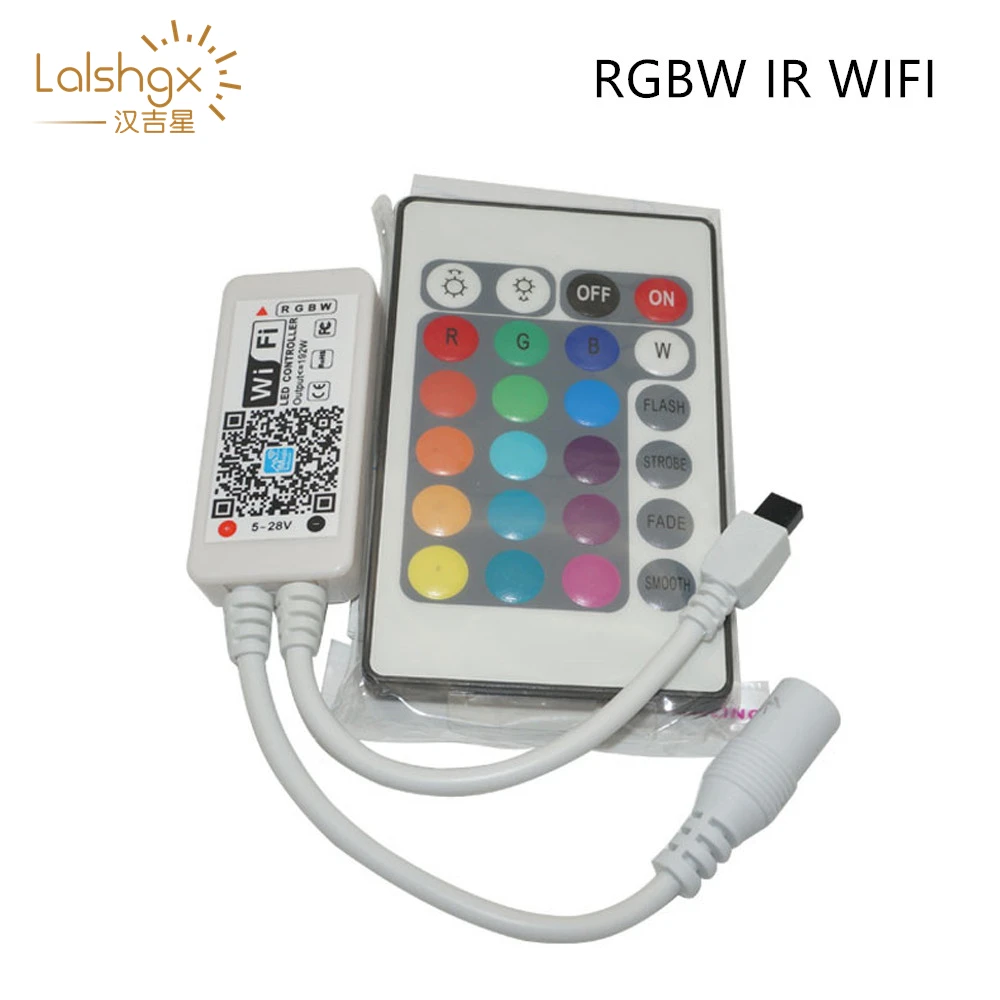 Светодиодный контроллер с таймером DC12-24V MINI WIFI RGB/RGBW /RGBCW ИК радиочастотный