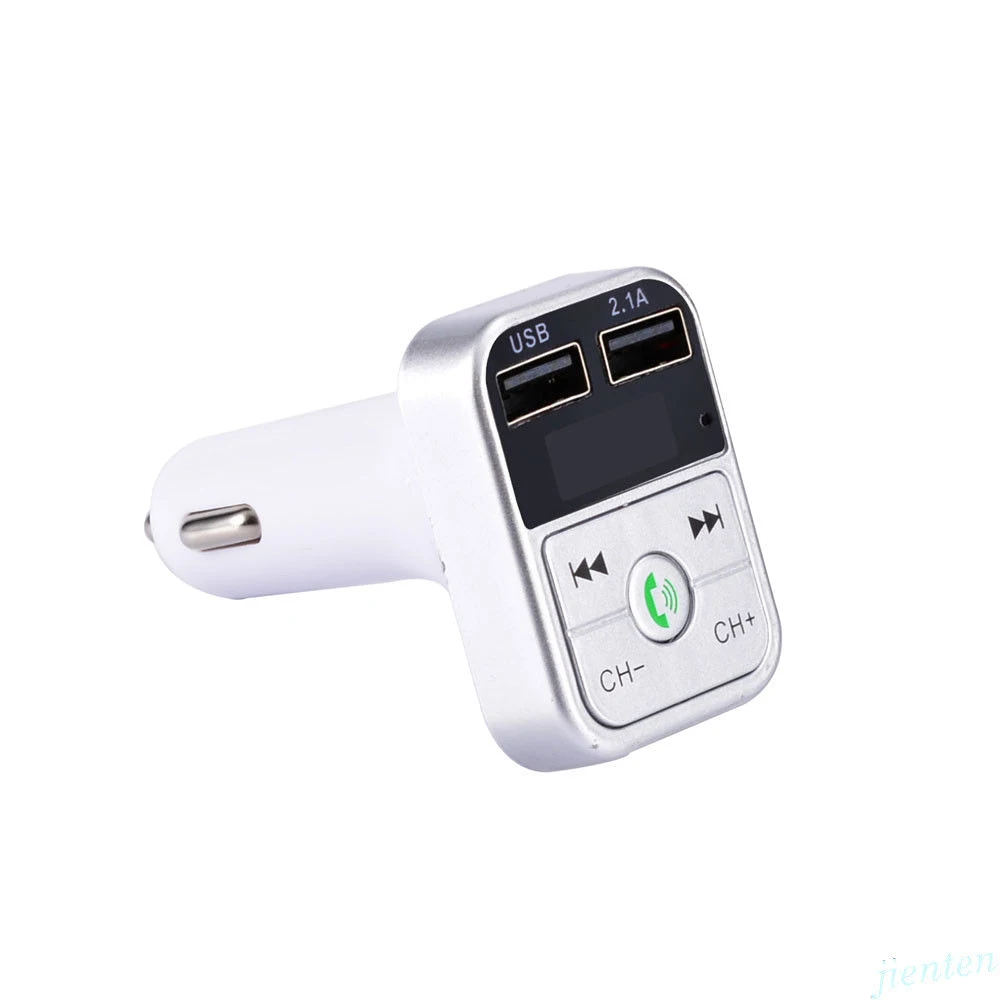 Беспроводной автомобильный fm-передатчик беспроводной радио адаптер двойной USB зарядное устройство Bluetooth Mp3 плеер Поддержка громкой связи вызов