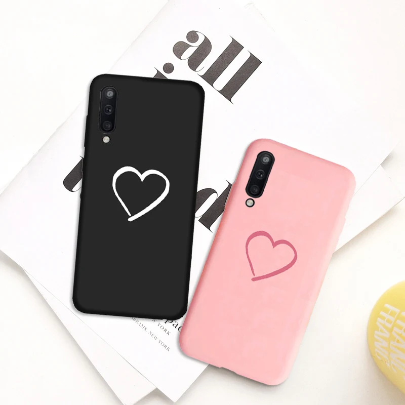 Конфеты задняя крышка чехол для samsung galaxy A50 A30 A70 A80 A10 A20 A40 A60 M10 M20 M30 M40 «любящее сердце» Простой Модный чехол для телефона
