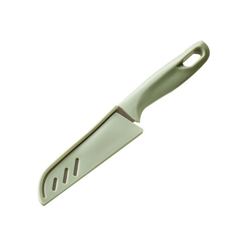 1 шт. Универсальный нож для фруктов из нержавеющей стали красочные ручные