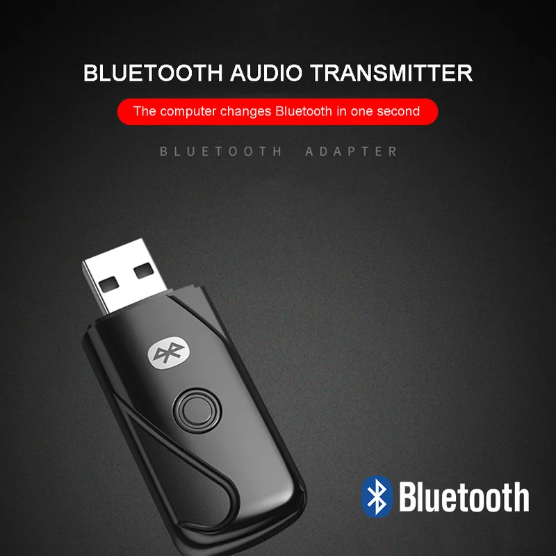 USB беспроводной Bluetooth V4.2 адаптер передатчика музыкальный стерео передачи для