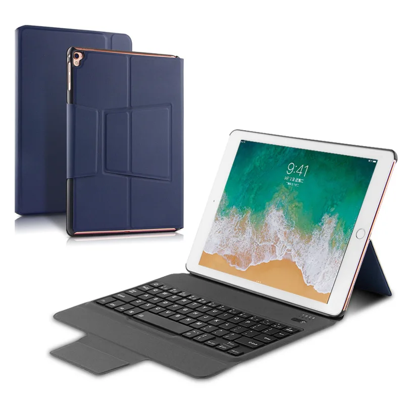 Планшет кожаный чехол для iPad Pro 10 5 дюймов с клавиатурой беспроводной Bluetooth