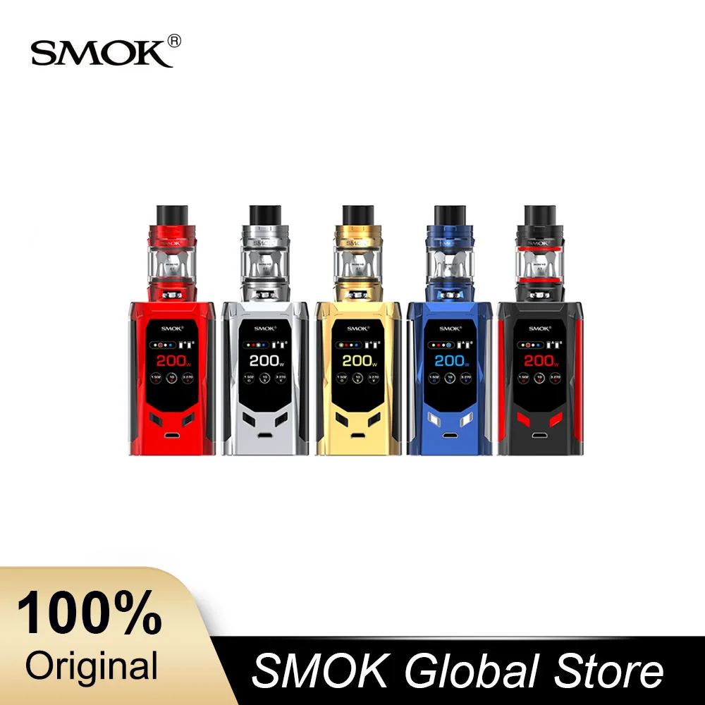 Европейский пакет Smok R Kiss Mod 220 Вт 2 мл TFV Mini V2 Tank S2 катушка электронная сигарета Vape