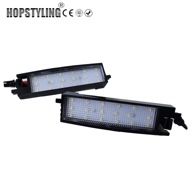 2 шт. 18SMD светодиодный номерной знак свет без ошибки для Toyota Auris RAV4 XA40 2013~ автомобильный аксессуар лампы